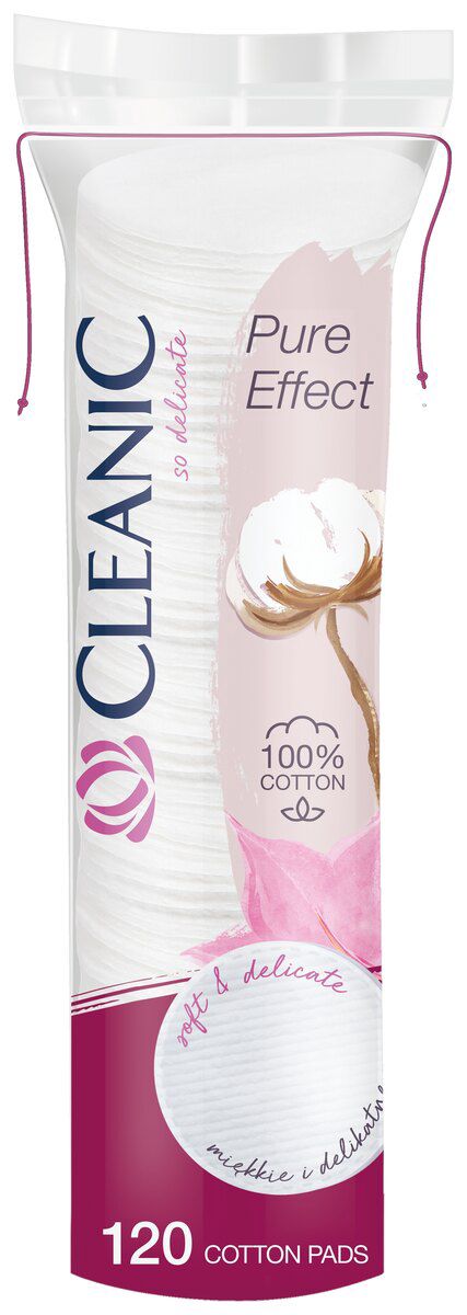 Cleanic Cotton Pads Pure Effect 120PCS